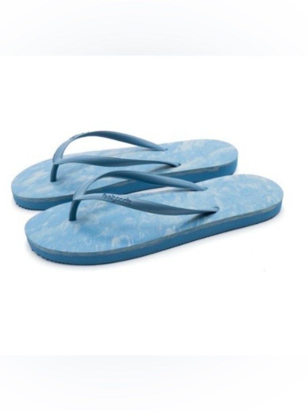 Feelgoodz Women's Slimz Remix Natural Rubber Flip-Flip Thong Sandals Size 7